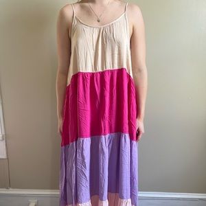 Multicolor maxi dress